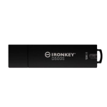 Kingston IronKey D500S - Chiavetta USB - crittografato - 128 GB - USB 3.2 Gen 1 - Compatibile TAA